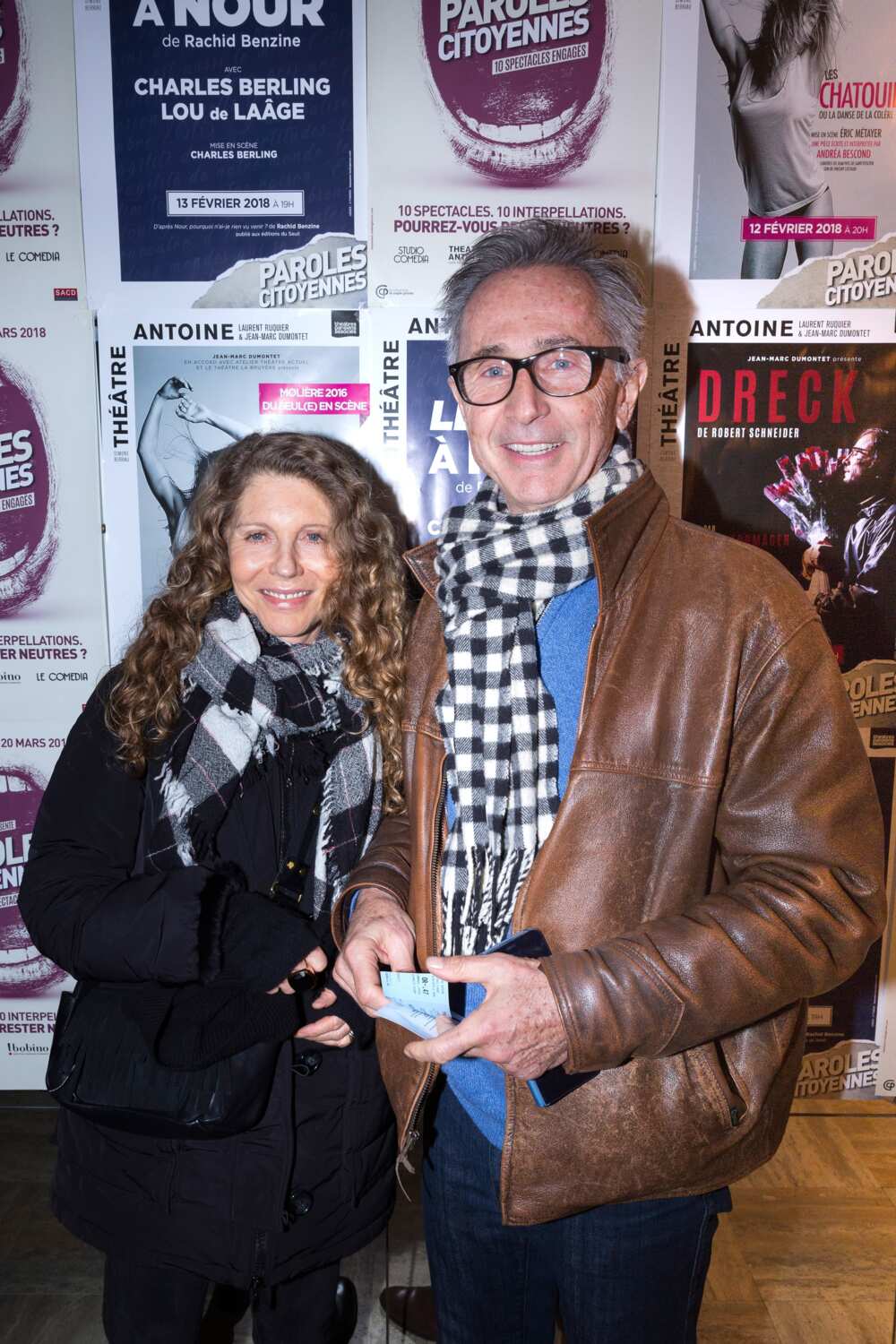 Thierry Lhermitte and the woman of his life Hélène