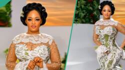 Lady orders Olori Naomi's dress, gets different style, causes laughter: "This is pure wickedness"