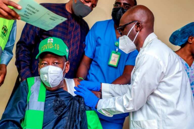 Sanwo-Olu, Ganduje, and other governors that have received AstraZeneca COVID-19 vaccine