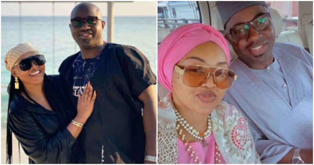 Actress Mercy Aigbe and her husband