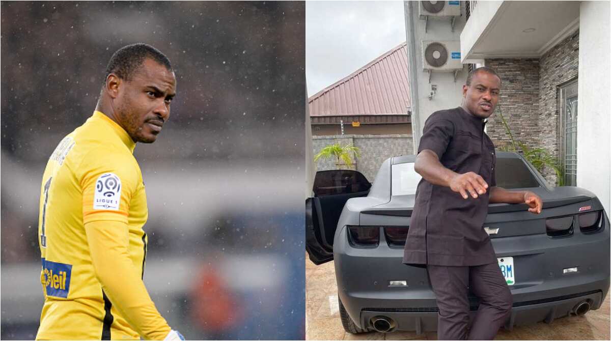 Super Eagles legend shows off his multi-million naira Chevrolet Camaro SS Model