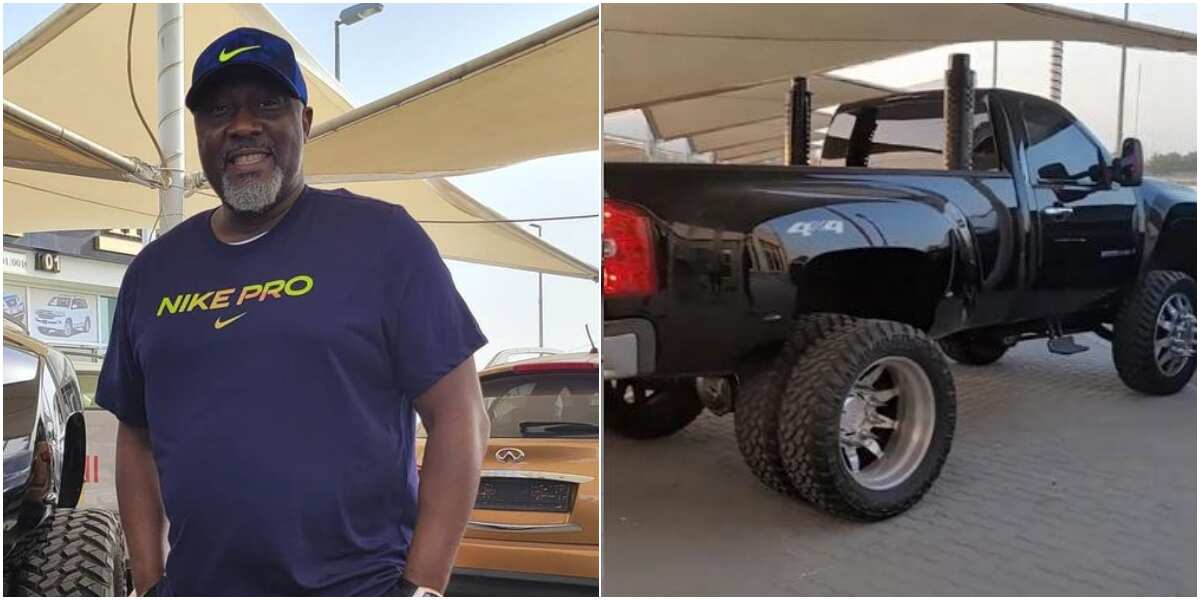 Dino Melaye shows off newly acquired beautiful truck worth millions of naira (video)