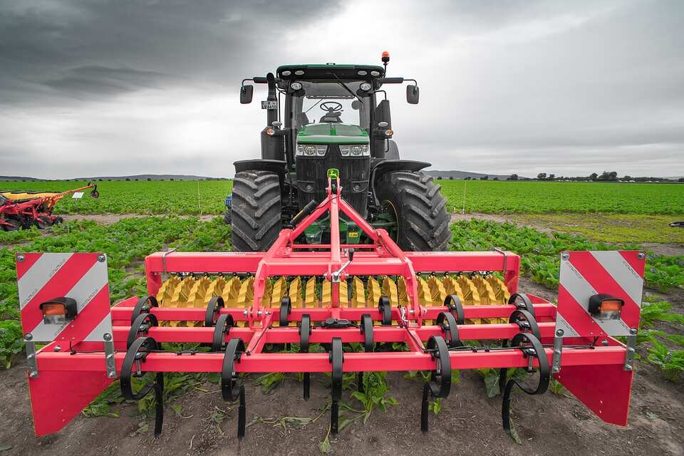 modern agricultural machines with their names and uses