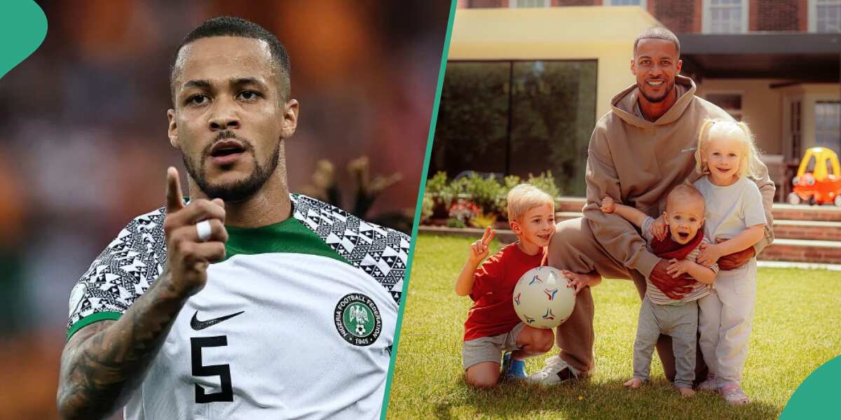 Why photo of Super Eagles' Troost-Ekong and his Oyinbo kids are trending