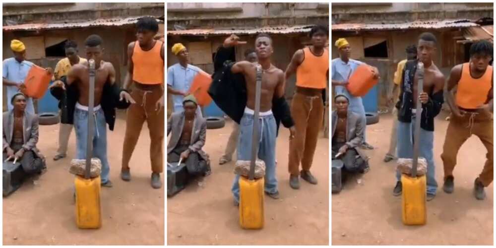 Local Group Put up Vibrant Display as they Perform Old Wizkid Songs in Viral Video and People Love it