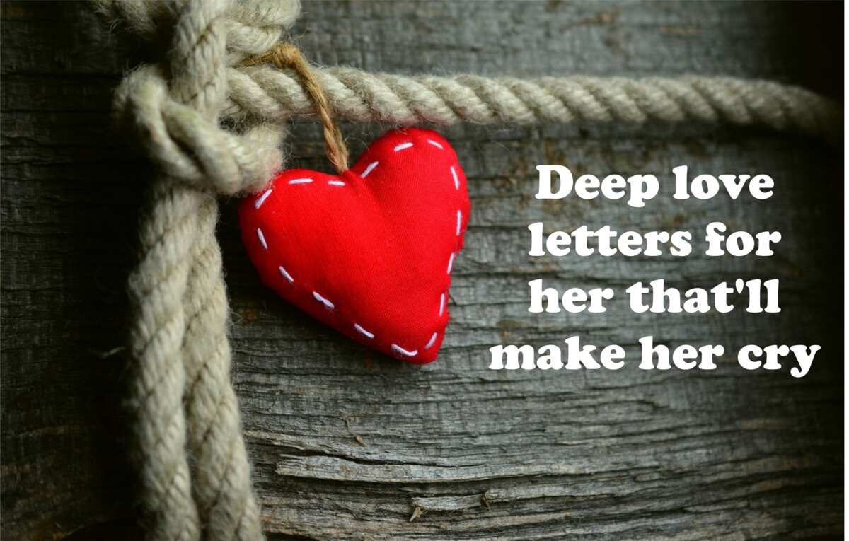 100 deep love letters for her that'll make her cry: Most romantic ones -  Legit.ng