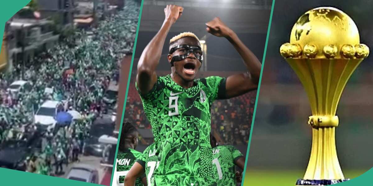 AFCON 2023: See the shocking moment when Nigerian supporters club caused traffic in Ivory Coast (video)