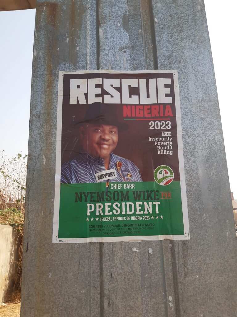 This governor is trying to become Nigeria's president, his posters are now in Abuja