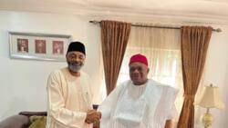 Late Abacha's son to join APC? Top ruling party's senator speaks, shares photos