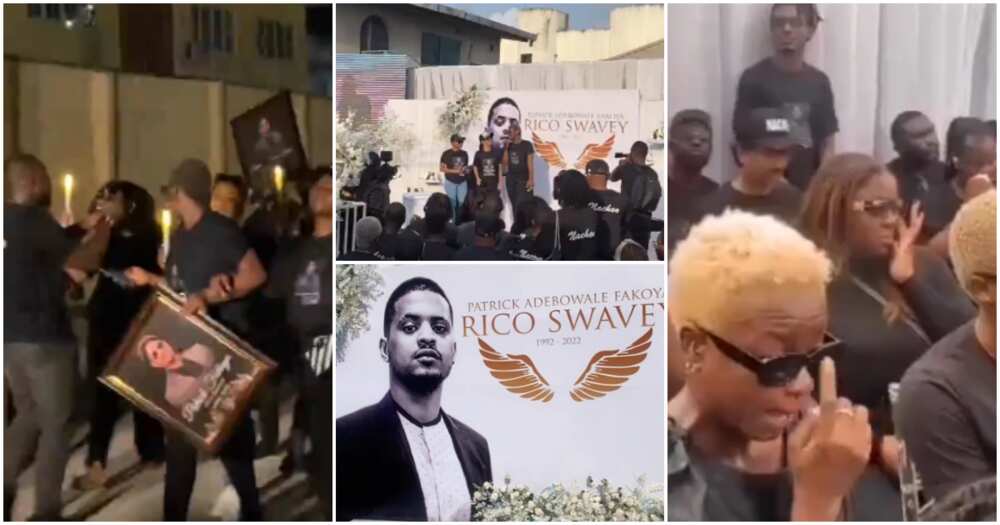 Service of songs for the late Rico Swavey