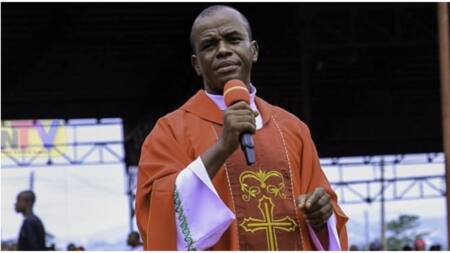 BREAKING: Pandemonium as Fr Mbaka is removed from Adoration Ministry, sent to monastery