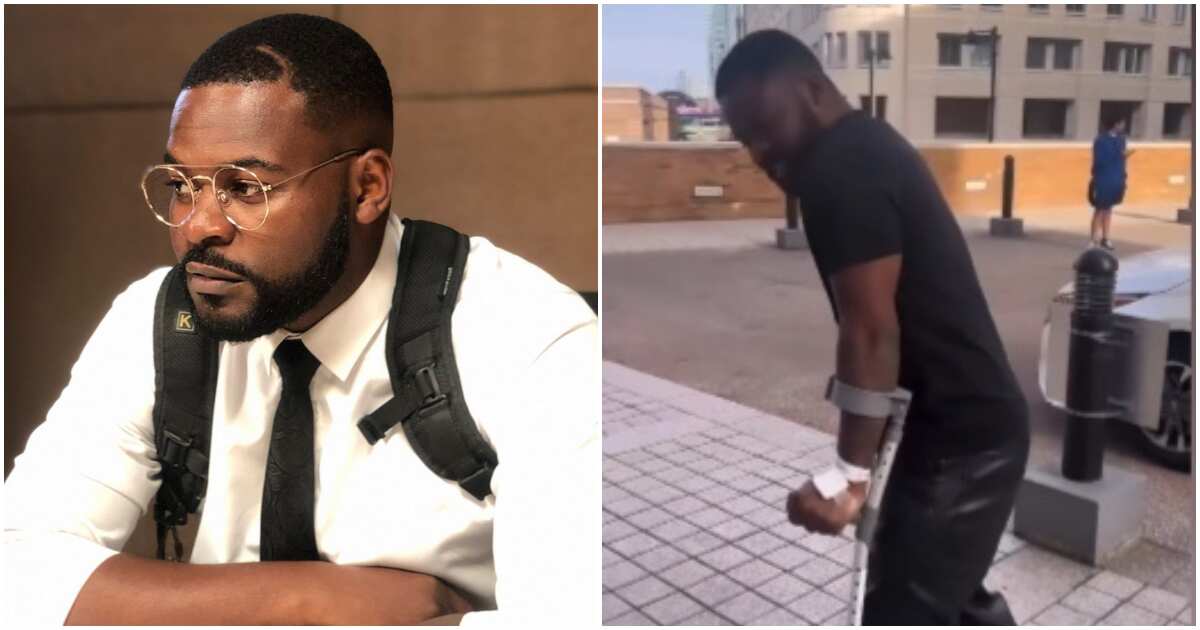 Video: Rapper Falz undergoes knee surgery in the UK, he reveals what happened to him