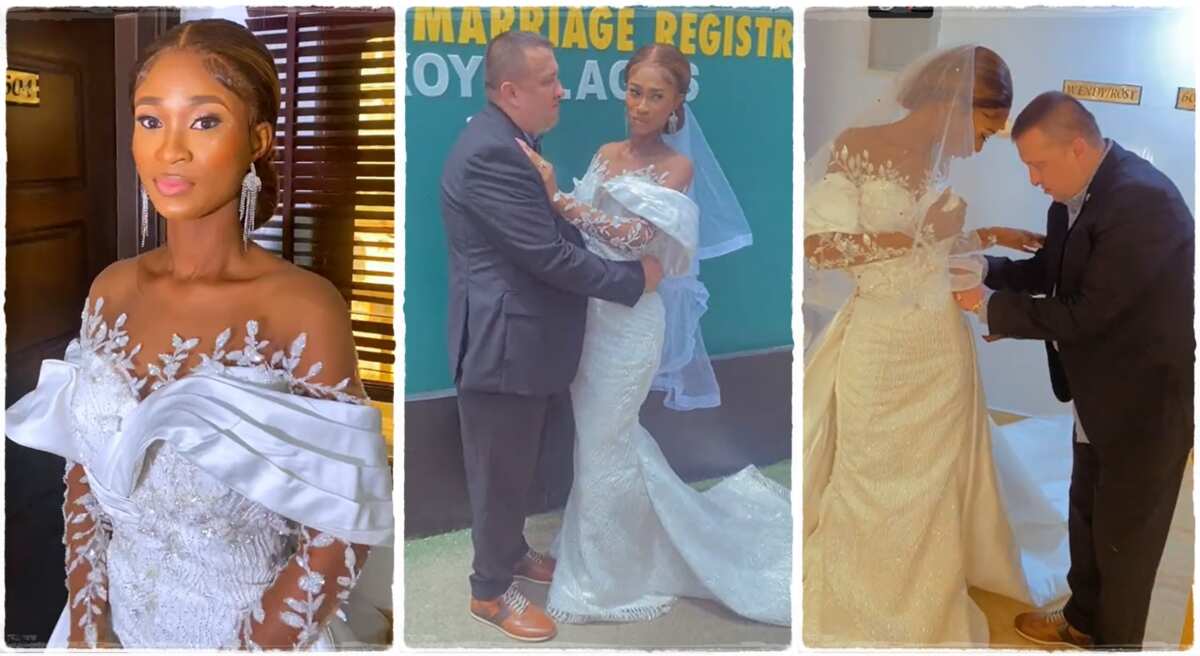 Video: See the Nigerian lady who married a white man, how it happened will surprise you