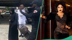 "Na man u be, endure am" Photos of Bobrisky going to prison with his luggage go viral, fans react