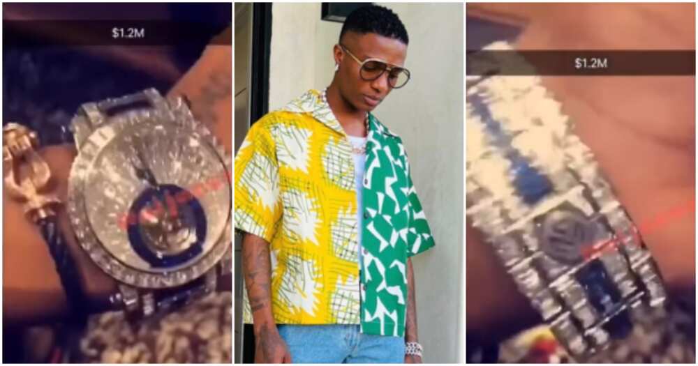 Old video of Wizkid flaunting $1.2m wristwatch