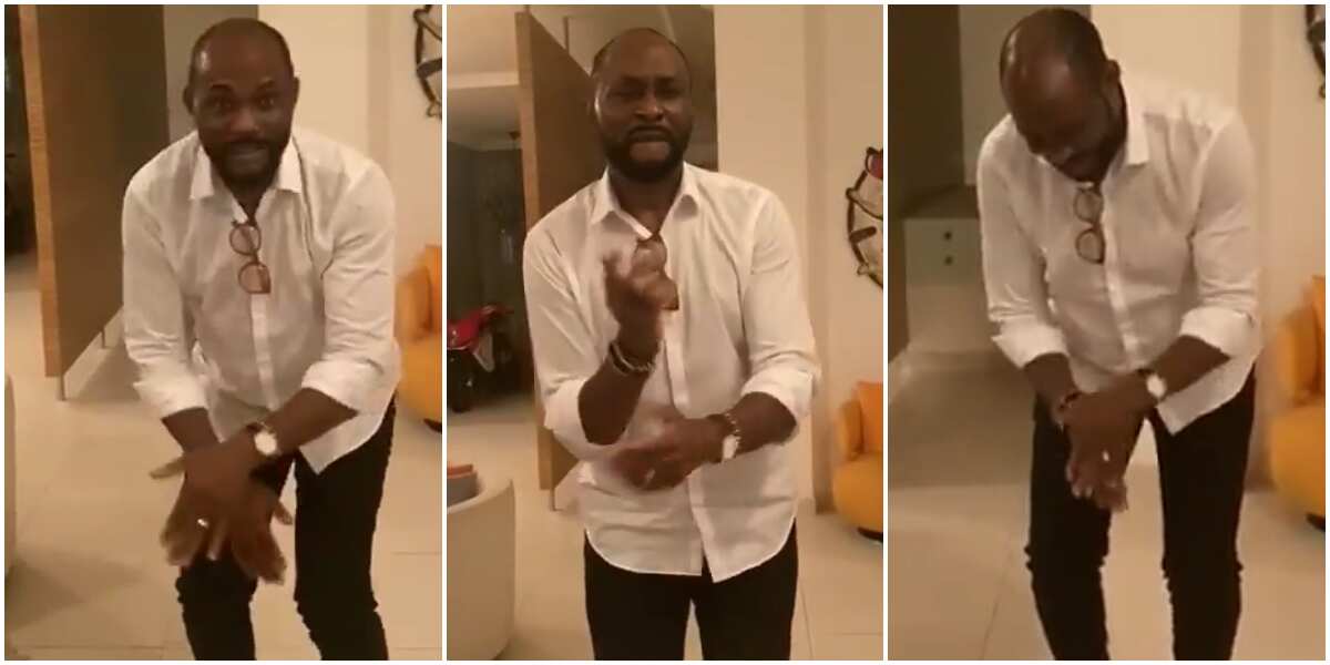 Nigerians gush over actor RMD's video as he busts moves and sings along to Kizz Daniel's song