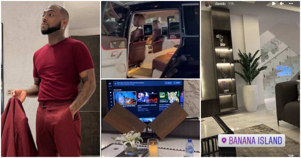 Davido furnishes Banana Island house