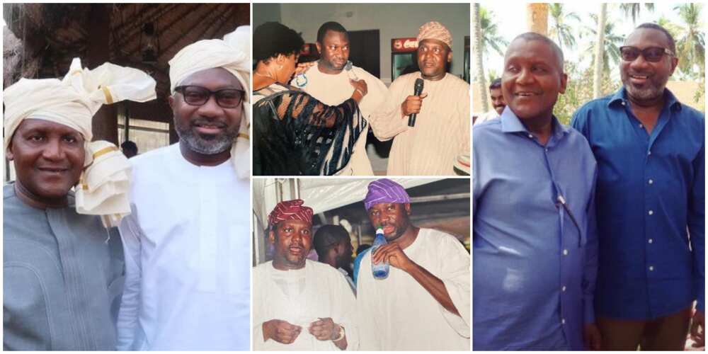 6 Times Dangote, Otedola Gave Billionaire Goal in Epic Throwback Pictures