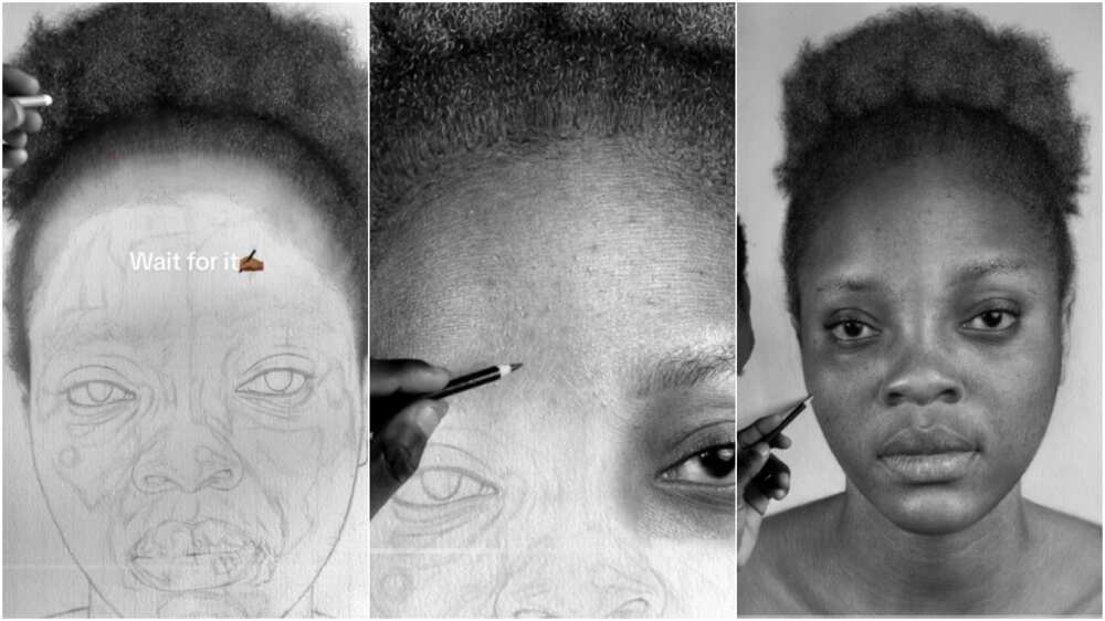 Nigerian artist, image of a black woman.