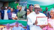 Sanwo-Olu, Abiodun, Radda gets INEC certificates of return