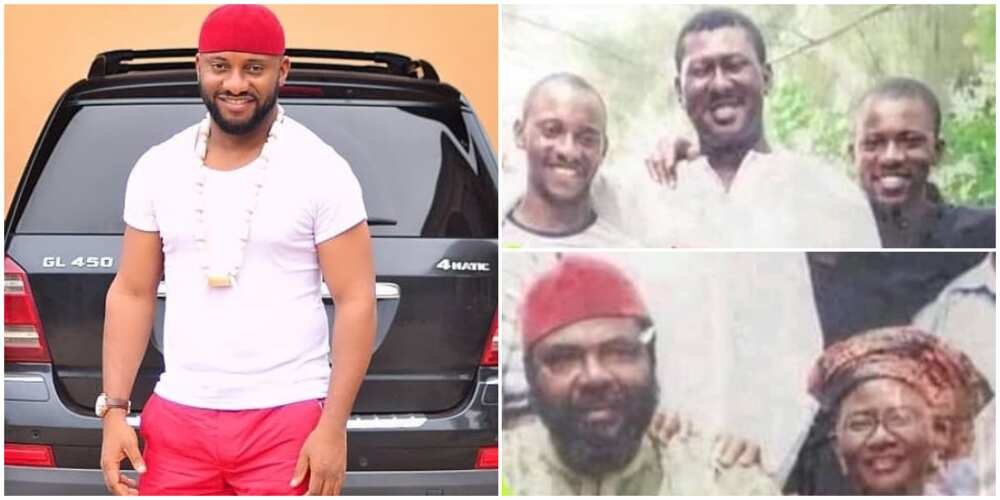 Yul Edochie shares rare family photo.