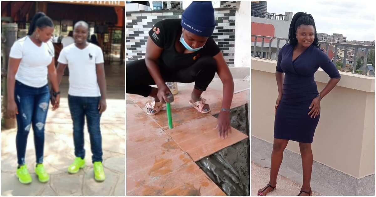 How a woman who lacked fees for college, learnt to install tiles from boyfriend