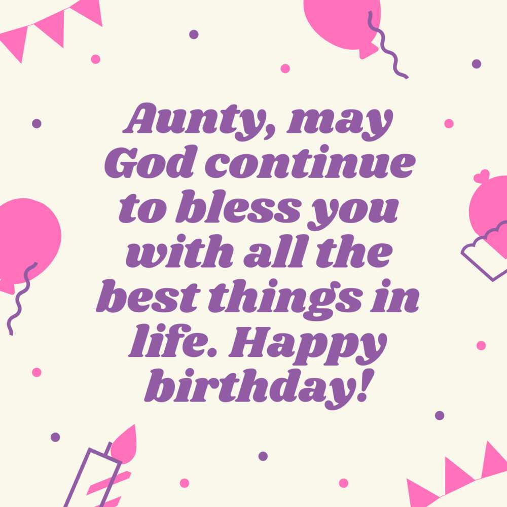 aunt birthday wish