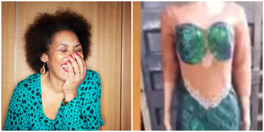Photos of a stock model and a replicated dress. Photos of a stock model and a replicated dress.