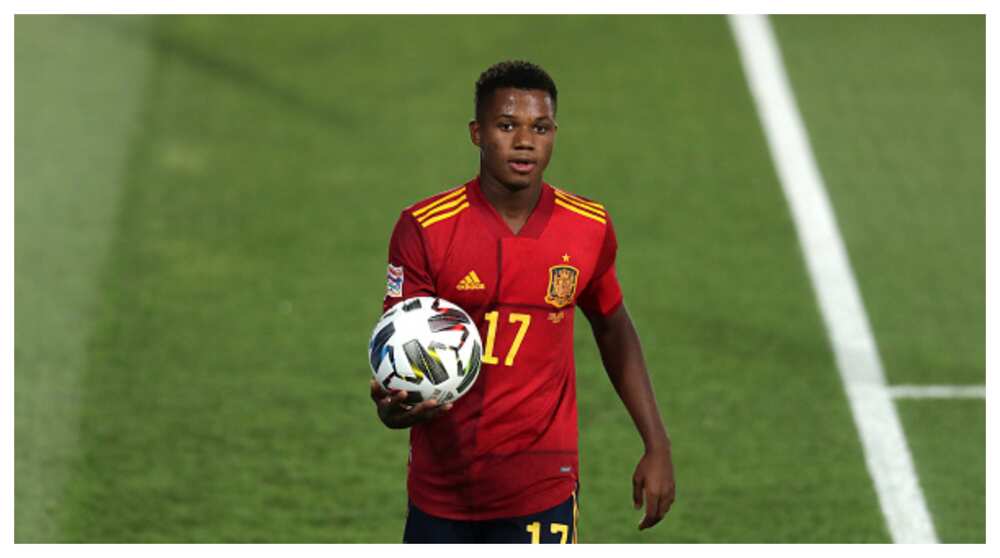 Ansu Fati becomes youngest scorer in Spain's history in 4-0 win over Ukraine