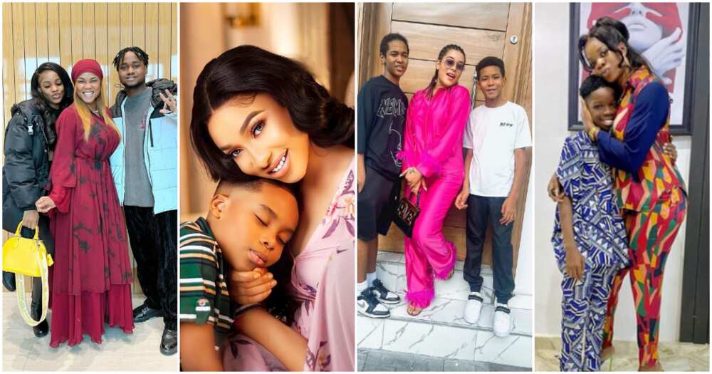 Nigerian celebrity single mothers.