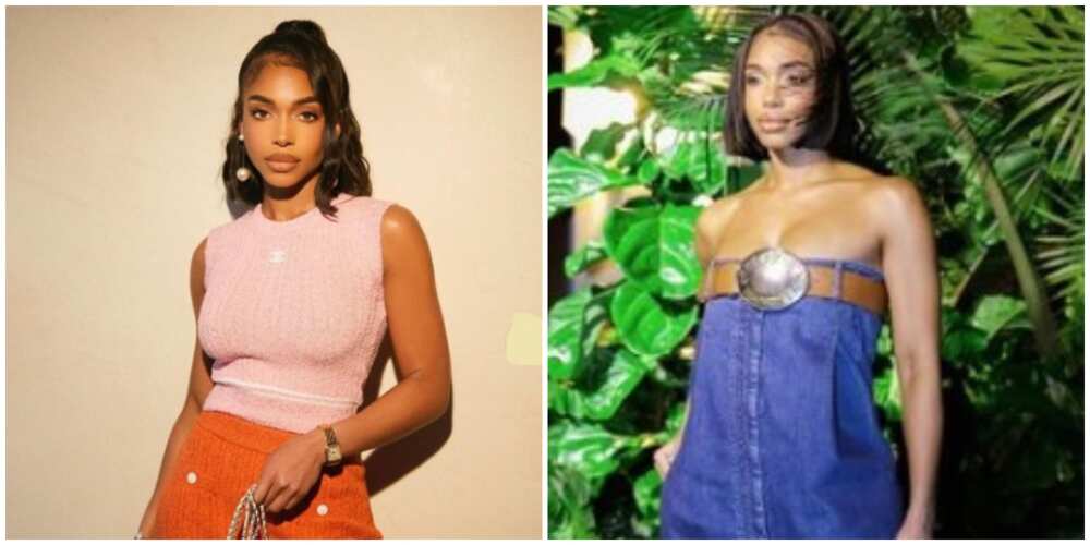 Lori Harvey/Denim fashion