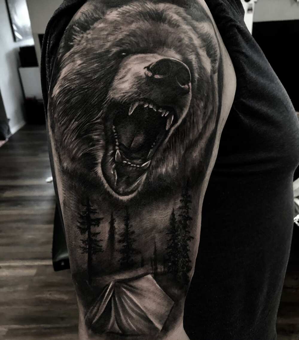 bear tattoo