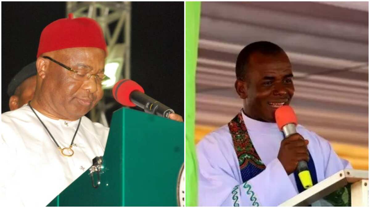 Father Mbaka speaks on Imo violence, says Governor Uzodinma is making expensive mistakes