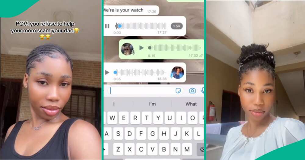 Nigerian lady leaks chat from mother who wanted to scam her father