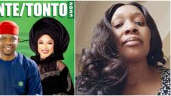 "Clean up your family issues": Kemi Olunloyo taunts Tonto Dikeh as ADC suspends her & governorship candidate