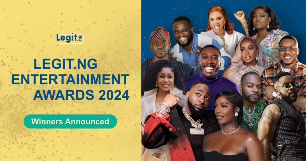 Legit.ng, entertainment awards, winners for 2024