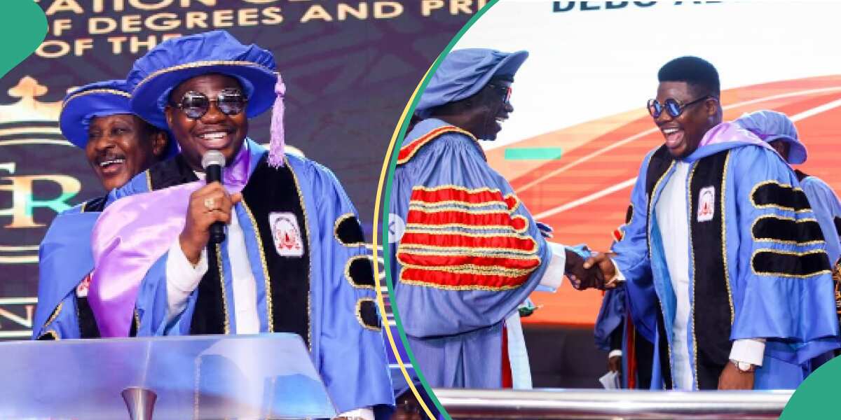 Check out lovely photos as Mr Macaroni bags doctorate degree in creative writing