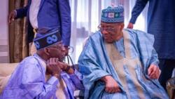 Tinubu meets IBB as ex-military head asks Jagaban crucial question about his strength, photos, video emerge