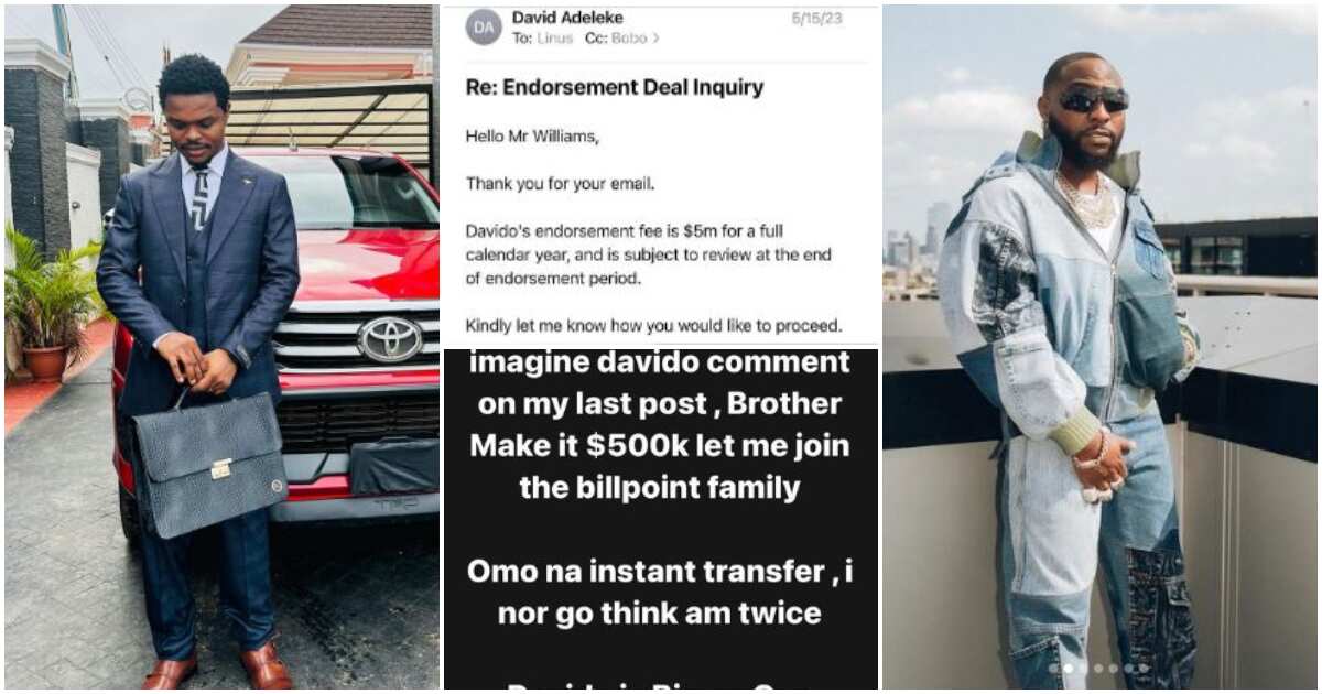 See how much Davido charges for brand ambassadorship that's got people talking