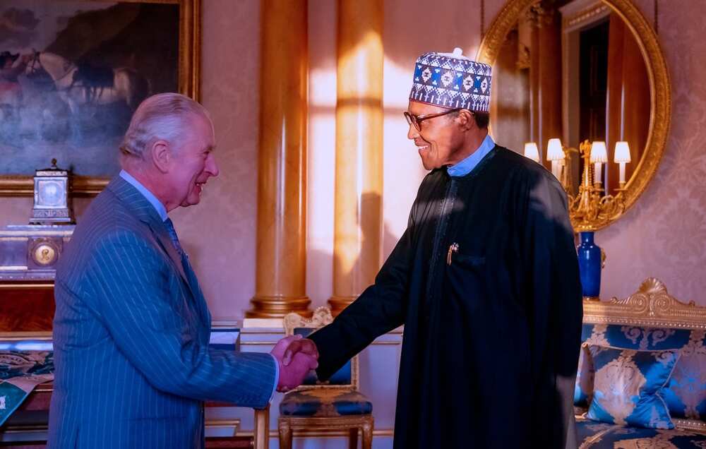 President Buhari/King Charles III/Buckingham Palace, United Kingdom (UK)