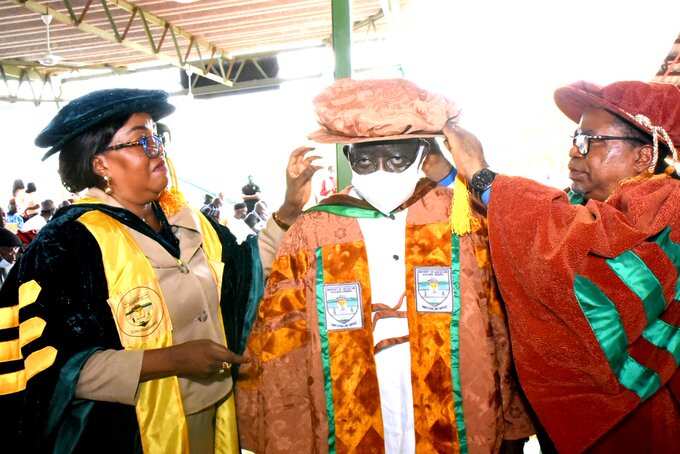 Tinubu Bags Doctorate Degree in Northern State, Photos Emerge