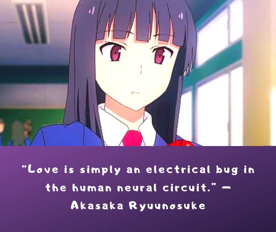 Anime quotes about love