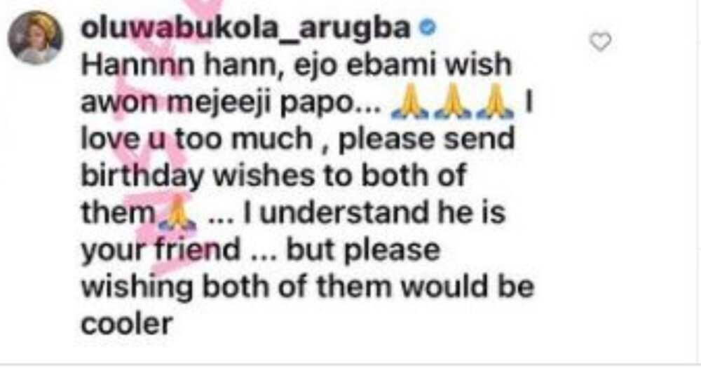 PSquare: Actress slams colleague Omotola Jalade for celebrating Peter and snubbing Paul on their birthday