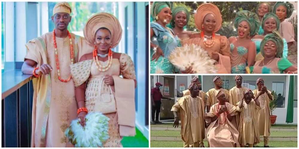 Photos from traditional wedding of Lateef Adedimeji and Mo Bimpe.