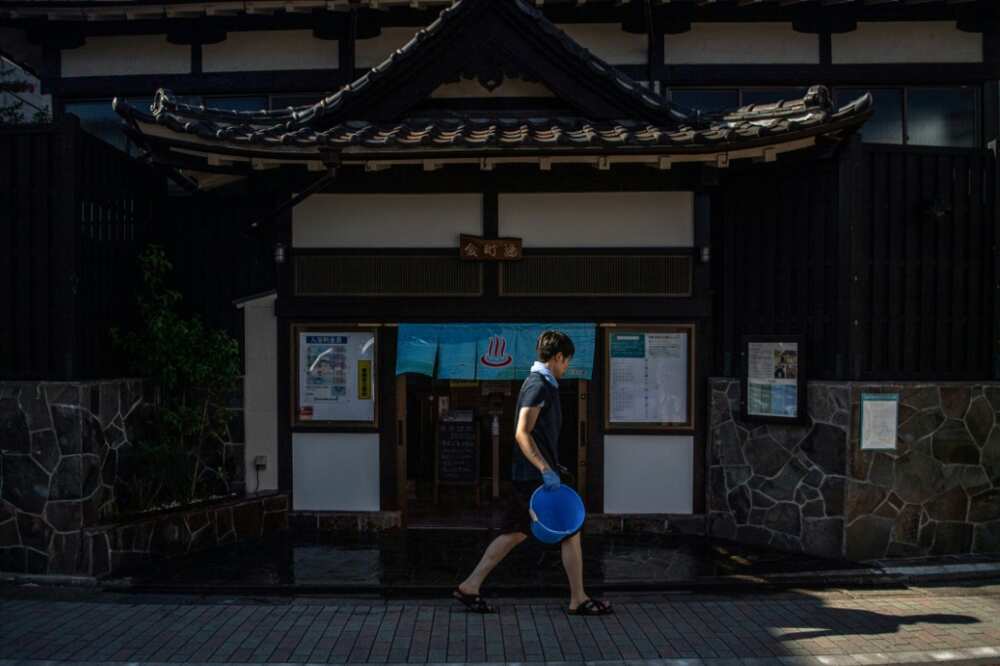 Japan's number of bath houses has plunged to around 1,800 from a peak of nearly 18,000 in the late 1960s