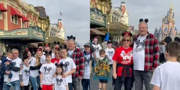 Family takes 70-year-old grandma to Disneyland for her birthday