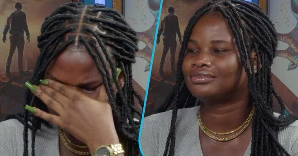 Pamela Watara cries over losing her 2-month-old son.