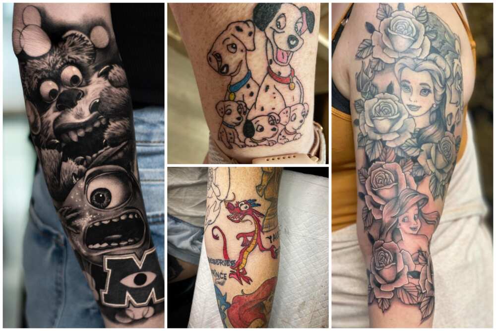 disney tattoo sleeve designs