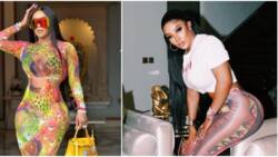 "A pure work of art": Toke Makinwa shows off her insane body in hot Christian Dior swimsuit pictures