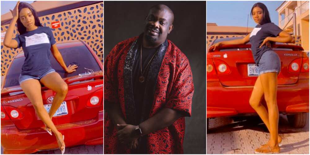 Social media reacts as lady claims Don Jazzy sent her N5m for new car